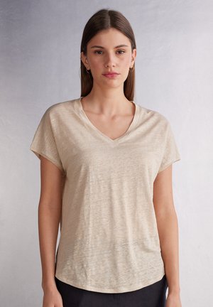 Intimissimi Pyjamashirt - natürlich i beige rope