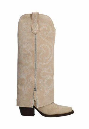 Cowboy-/Bikerlaarzen - beige