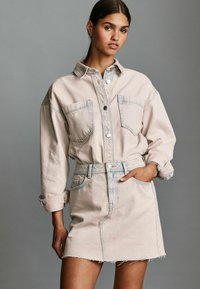 Next Jupe en jean - pink tint