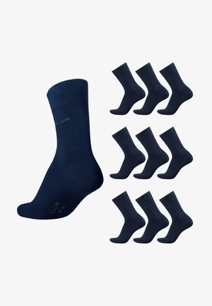 bugatti BASIC 9ER PACK - Socks - dark navy