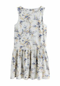 Next REGULAR FIT - DROP WAIST  - Trikoomekko - grey marl floral print