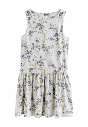 Next REGULAR FIT - DROP WAIST  - Trikoomekko - grey marl floral print
