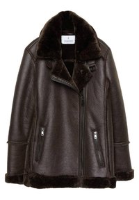 Stradivarius Giacca in similpelle - brown