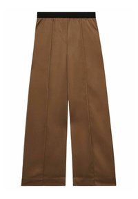 Reiss ELSIE WIDE LEG ELASTIC WAIST - Nohavice - taupe neutral