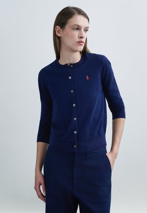 CARDIGAN LONG SLEEVE - Kardigán - bright navy