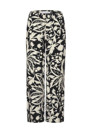 Street One Studio, CULOTTE IM LOOSE FIT MIT FLORALEM MUSTER - Bukser - black