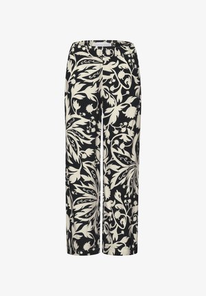 Street One Studio, CULOTTE IM LOOSE FIT MIT FLORALEM MUSTER - Pantalon classique - black