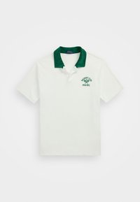STANDARD FIT TERRY GRAPHIC POLO SHIRT - Polo shirt - white