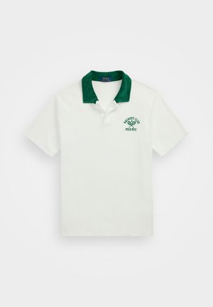 Polo Ralph Lauren STANDARD FIT TERRY GRAPHIC POLO SHIRT - Polo shirt - white