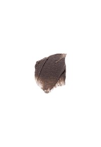 Krämig mörkbrun kosmetisk produkt med en slät textur, som har en subtil lyster och mjuka kanter, liknande en färgprov.
