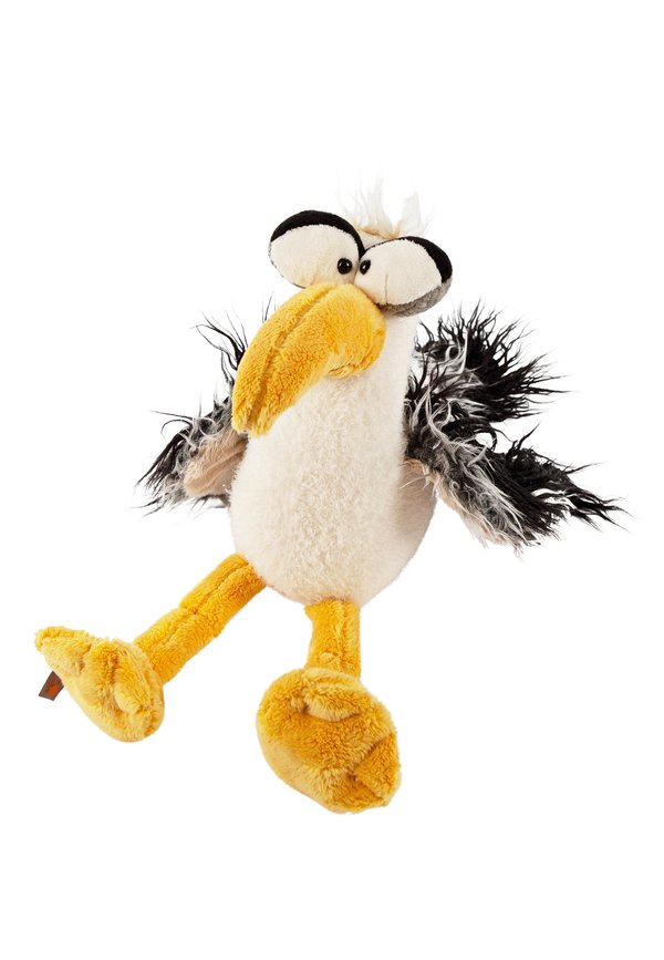 LOUD IN THE CLOUD KIKERIKI KOLLEKTION - Kuscheltier - weiß gelb anthrazit