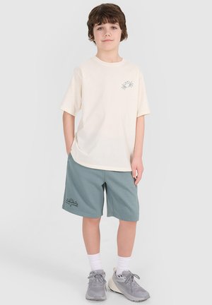 4F, 4F SPODENKI DRESOWE CHŁOPIĘCE - CZARNE 122 (6-7 LAT) - Short de sport - teal