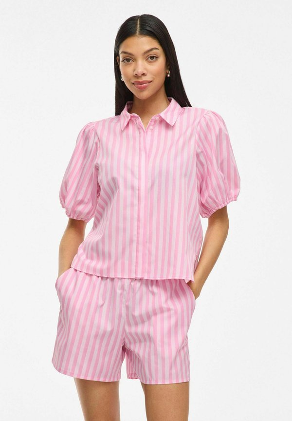 VIASTANA KURZARM - Hemdbluse - sangria sunset