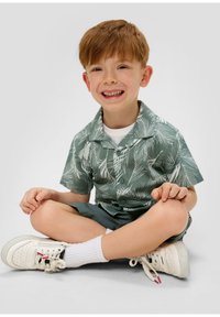 s.Oliver KURZARM - Overhemd - petrol