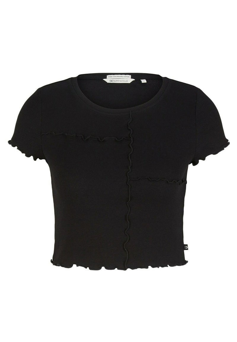 Tom Tailor Denim T-shirt print zwart