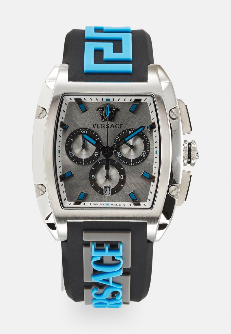 Versace Watches DOMINUS Chronograph watch black/grey/blue/silver