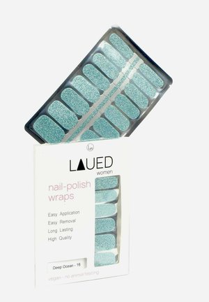 Vargu VARGU LAUED NAGELFOLIEN SOLID GLITTER - Stickers à ongles - deep ocean
