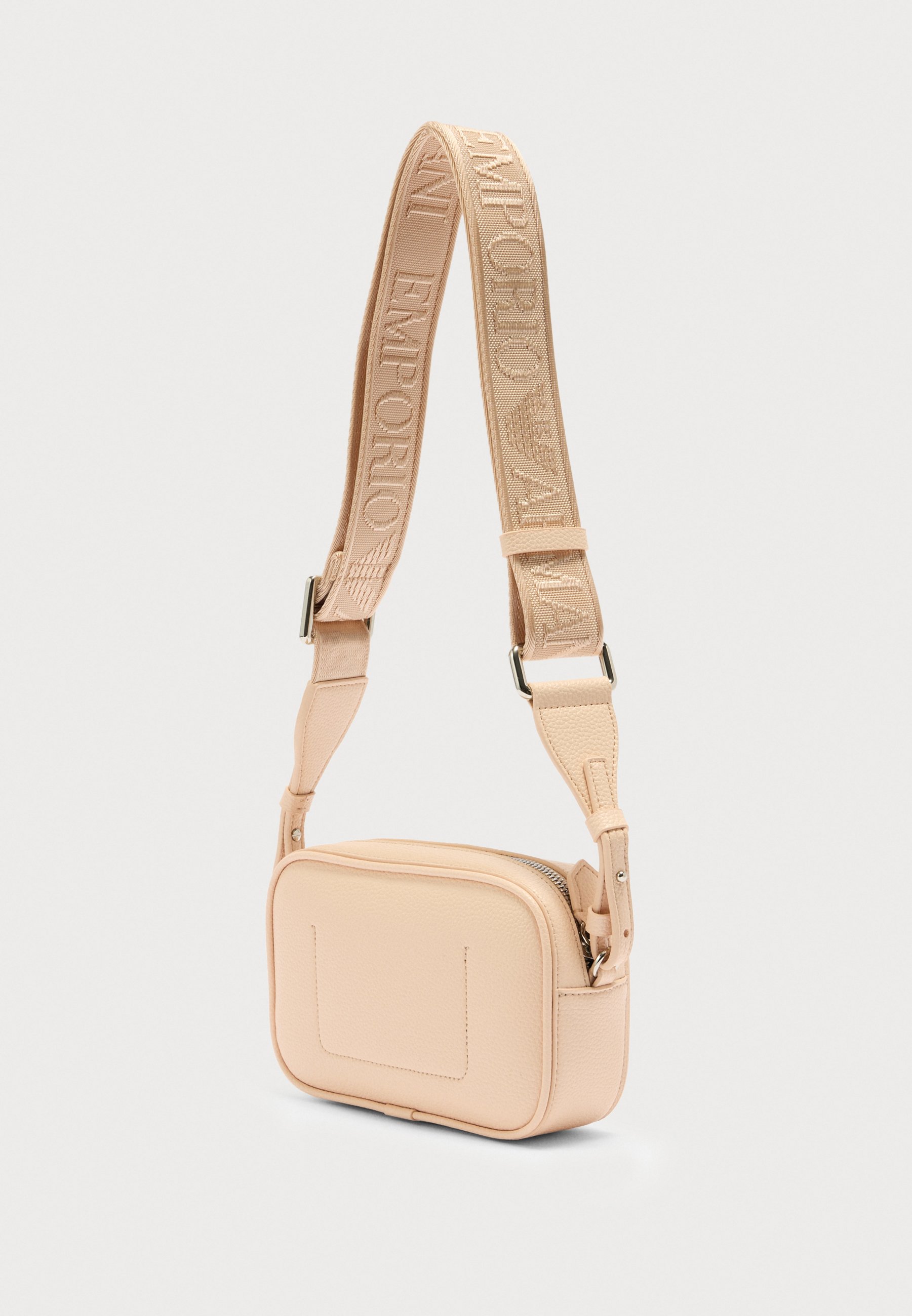 Emporio Armani MINI BAG - Cross body bag - apricot/moka/brown