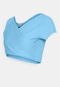 ONLY MATERNITY Triko s potiskem - blue