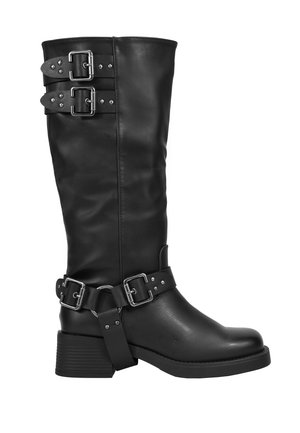 CON HEBILLAS METÁLICAS - Botas camperas - black