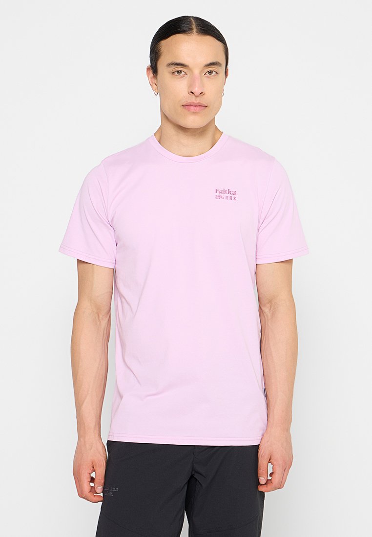RUKKA T-shirt basic roze RUKKA T-shirt basic roze