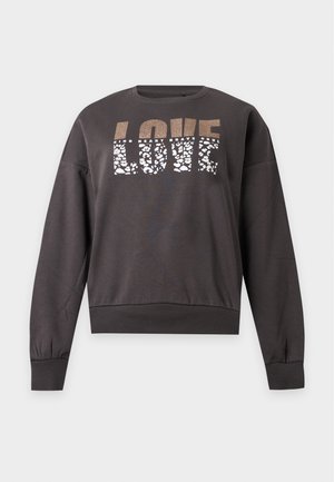 ONLY, ONLTAMMIE LEO PRINT O NECK - Φούτερ - phantom