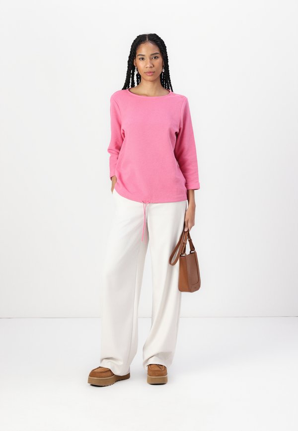 STRUCTURED - Long sleeved top - bright rose2