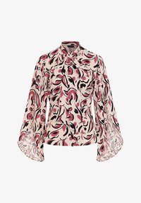 Vald, cream pink poppies