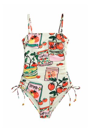 Uimapuku - cream red pomodoro tomato print