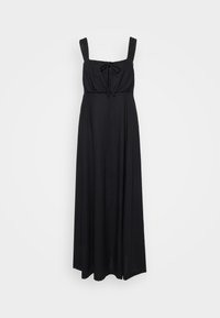 TIE FRONT - Denné šaty - black