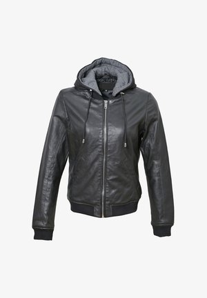Lee Cooper Leren jas - black