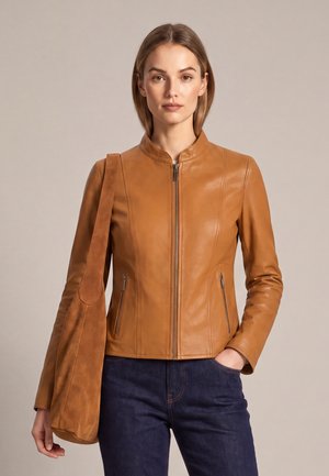 Ricano, AURORE - Læderjakker - cognac