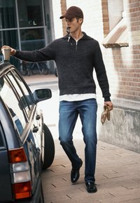 Lee DAVID REGULAR TAPERED - Straight leg jeans - rusty rivet ...