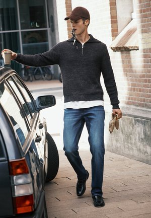 Lee, DAVID REGULAR TAPERED - Vaqueros rectos - rusty rivet
