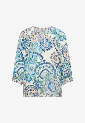 Cecil, 3/4-ARM BLUSE MIT SPLIT NECK UND PRINT - Blouse - vanilla white