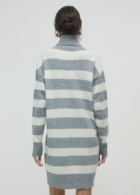 Calliope IN RIGHE - Abito in maglia - var grigio fumo melange