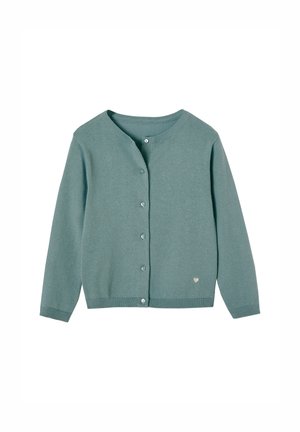 Vertbaudet BASICS - Strickjacke - smaragdgrün