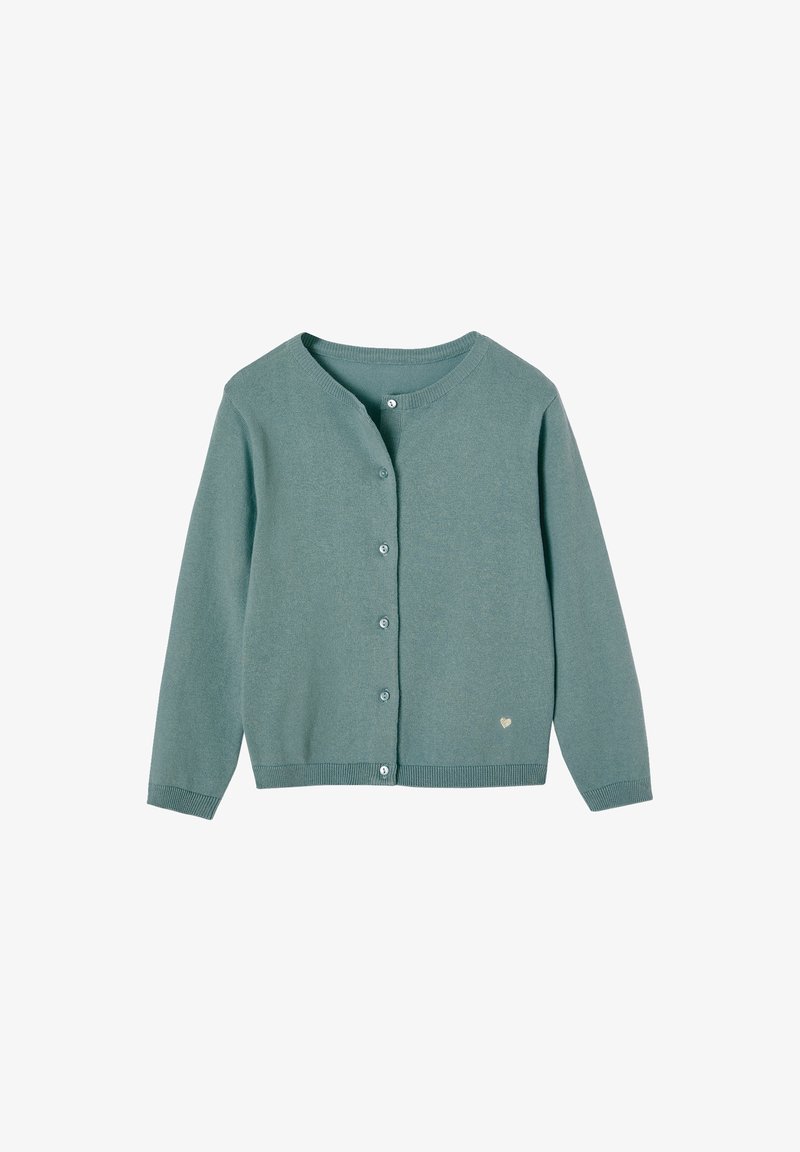Vertbaudet VERTBAUDET MÄDCHEN STRICKJACKE BASICS OEKO-TEX - Cardigan - smaragdgrün