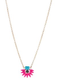 sweet deluxe Necklace - goldfarben/pink/türkis