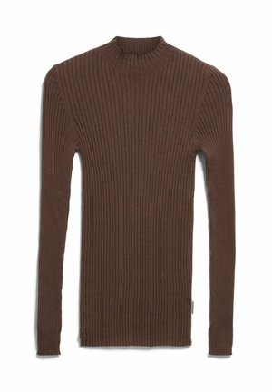 ARMEDANGELS, ALAANIA KNIT SWEATER - Strickpullover - claystone