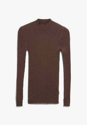 ARMEDANGELS, ALAANIA KNIT SWEATER - Jumper - claystone