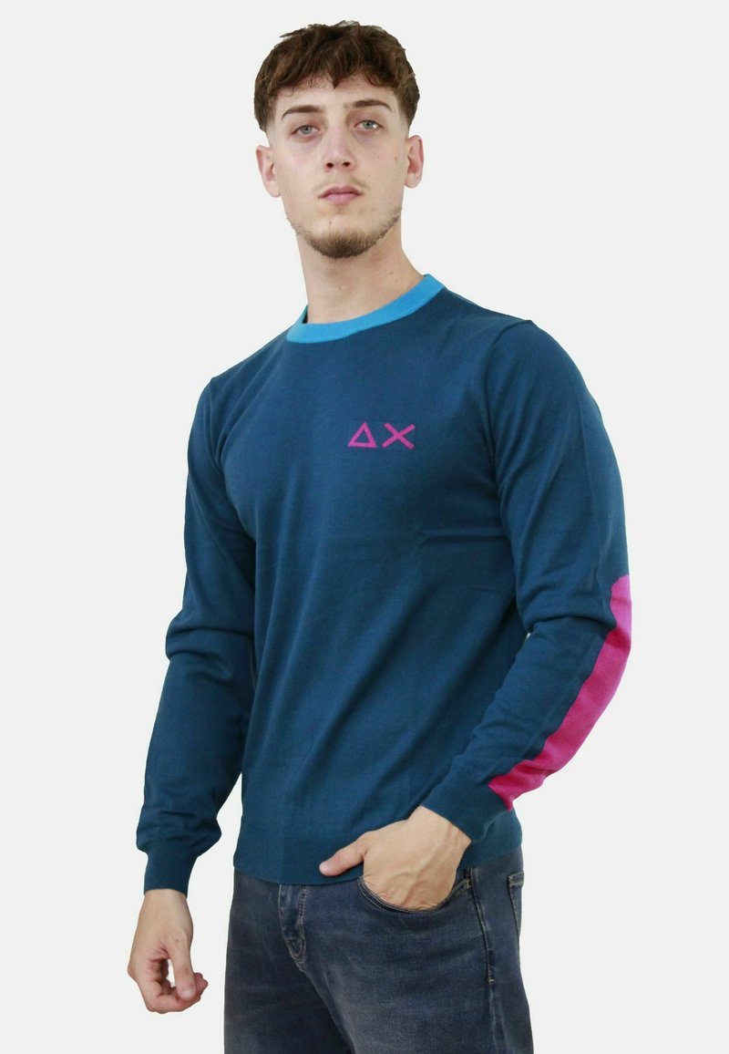 Sun68 Sweatshirt ottanio/blau