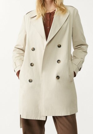 Trenchcoat - mottled beige