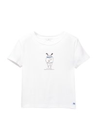SHORT SLEEVE WITH DOG GRAPHIC - T-shirts print - white
