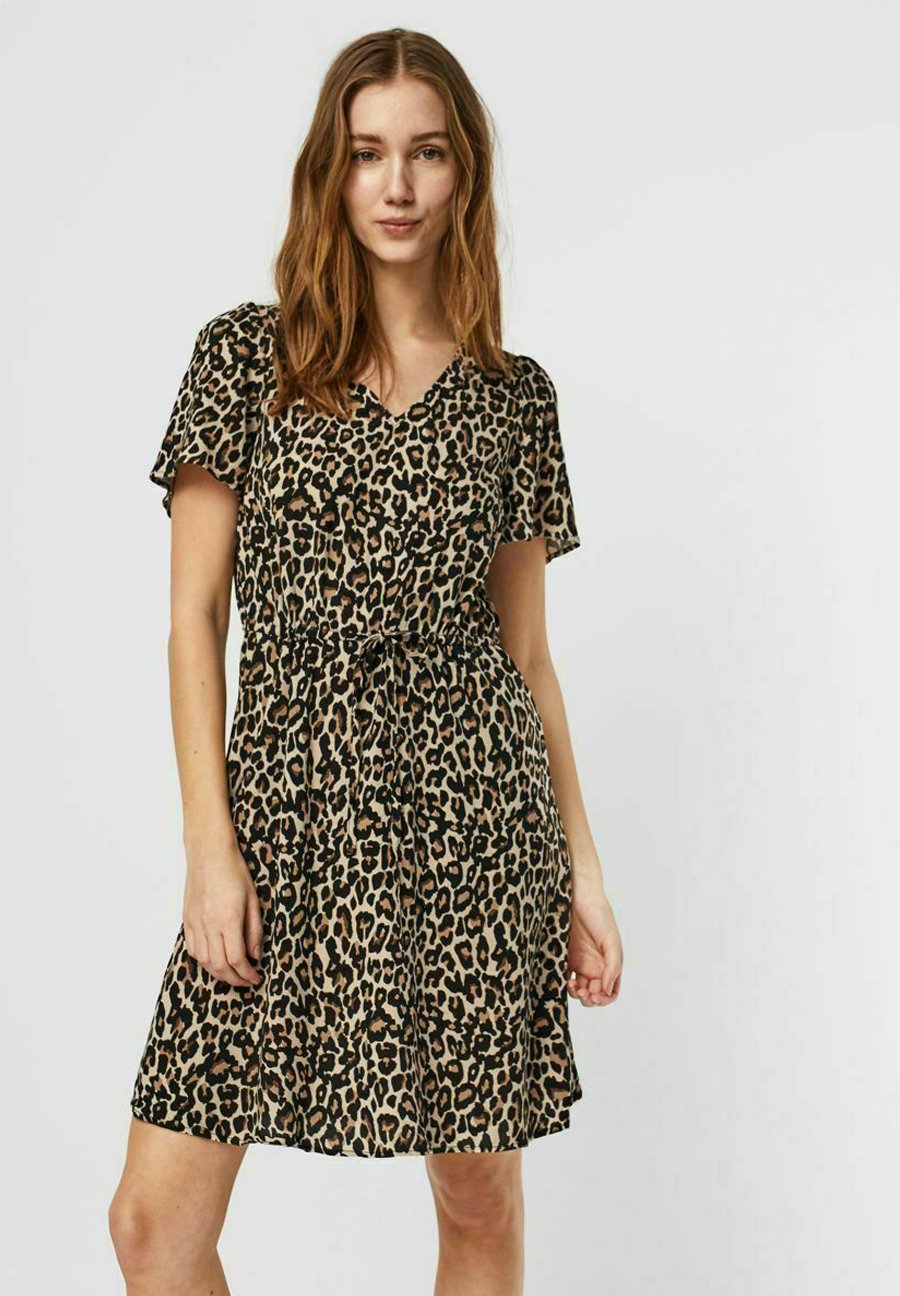 robe leopard vero moda