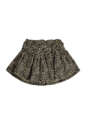 LEOPARD - Faltenrock - beige