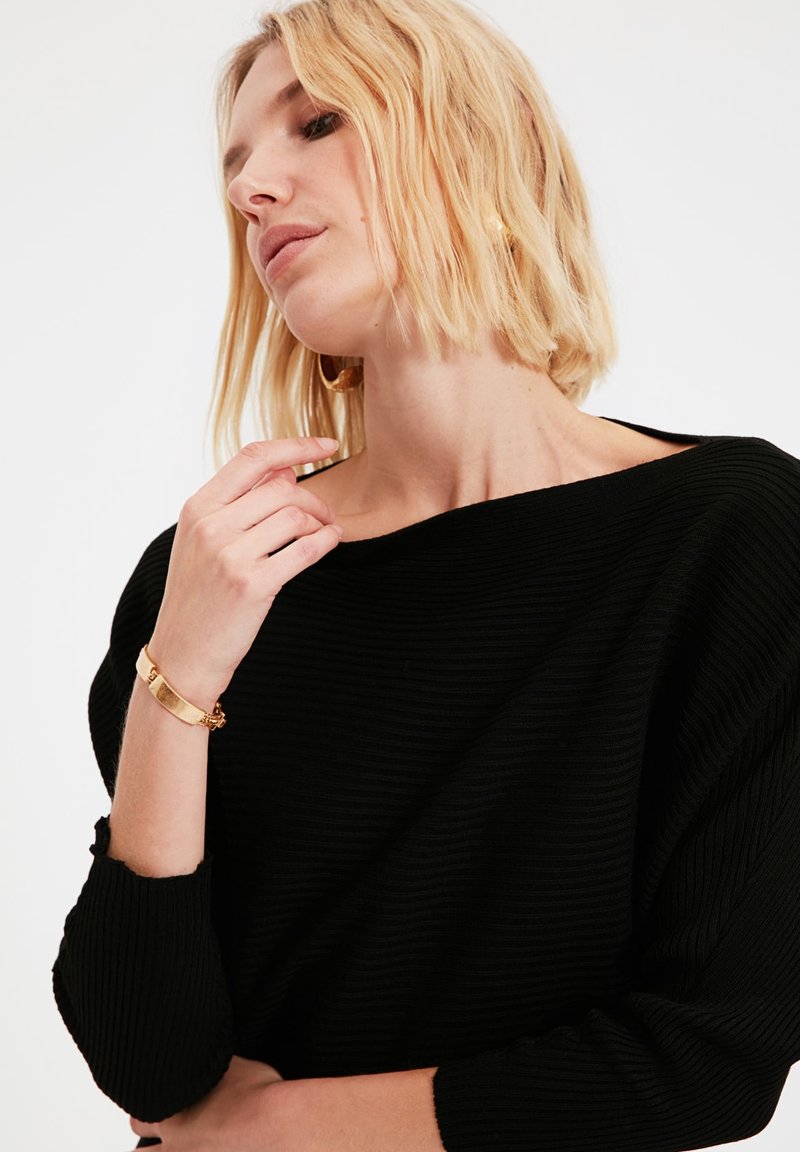 Damen Strickjacken | Trendyol Strickpullover black/schwarz - BX30840 Damen Strickjacken | Trendyol Strickpullover black/schwarz - BX30840