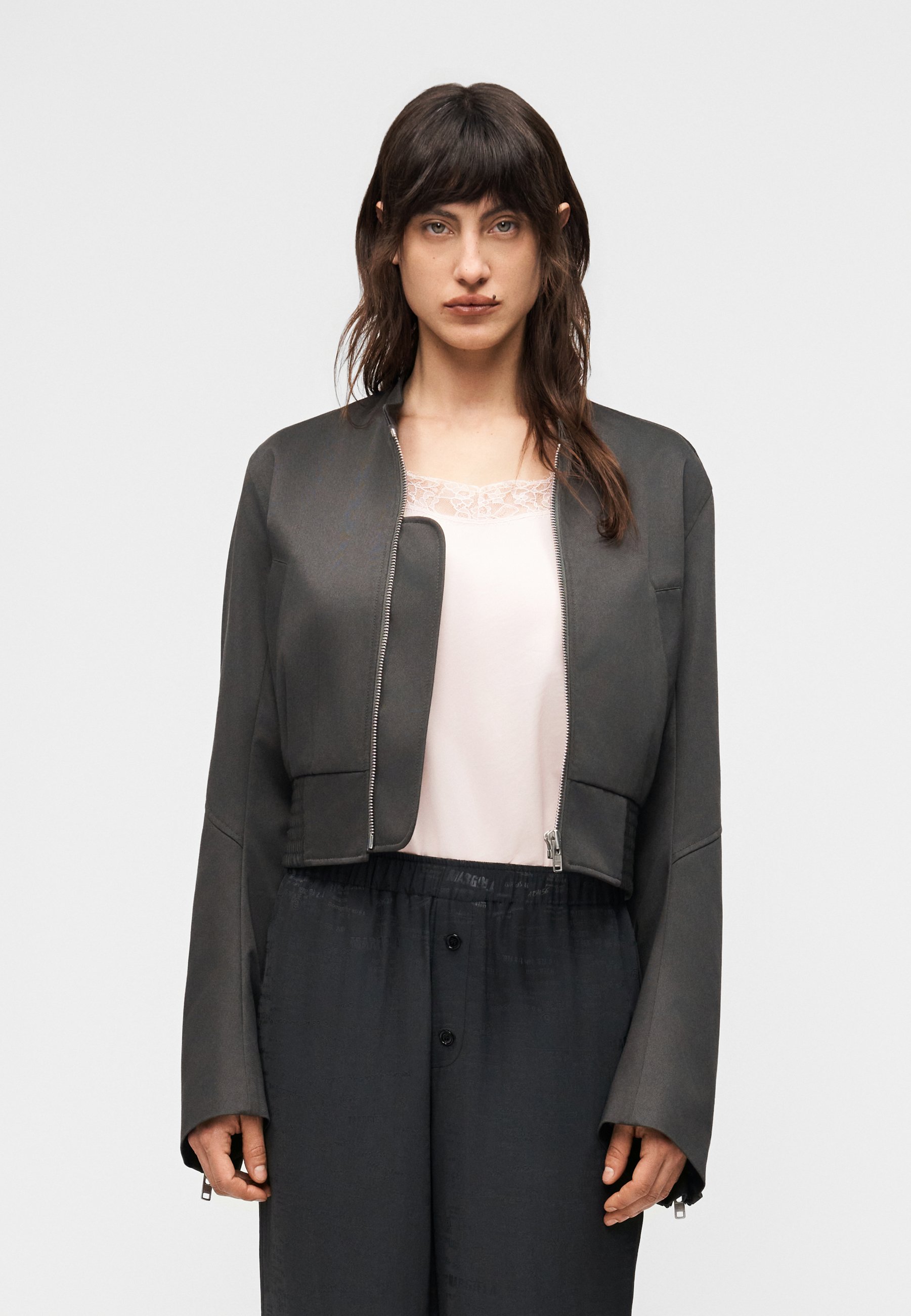 MM6 Maison Margiela SPORTSJACKET - Bomber Jacket - anthracite