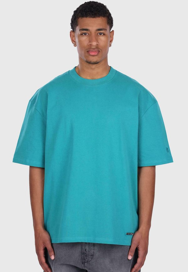 SUPER HEAVY BLANK - T-Shirt basic - petrol