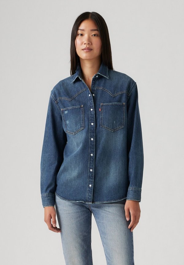 TEODORA WESTERN SHIRT - Button-down blouse - verified vintage top